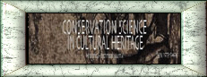 Conservation Science in Cultural Heritage